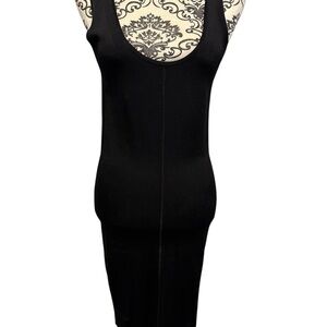 Black Sleeveless Bodycon Dress